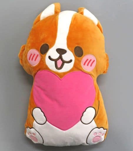 駿河屋 -<中古>まるまるコーギー(ハート) ぬいぐるみクッション