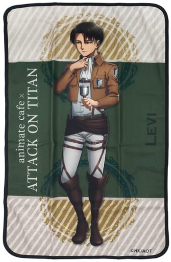 駿河屋 -<中古>リヴァイ フリースブランケット 「進撃の巨人 Season 3