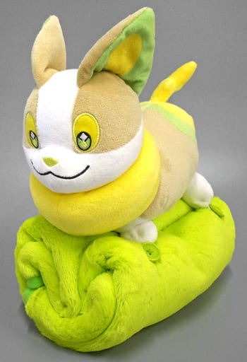 駿河屋 中古 単品 ワンパチ ぬいぐるみ付きブランケット ポケットモンスター ポケモンセンター限定 抱き枕カバー シーツ