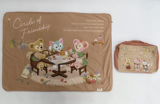 駿河屋 -<中古>集合 ブランケット 「ダッフィー&フレンズのサークル 駿河屋 -<中古>集合 ブランケット 「ダッフィー&フレンズのサークル