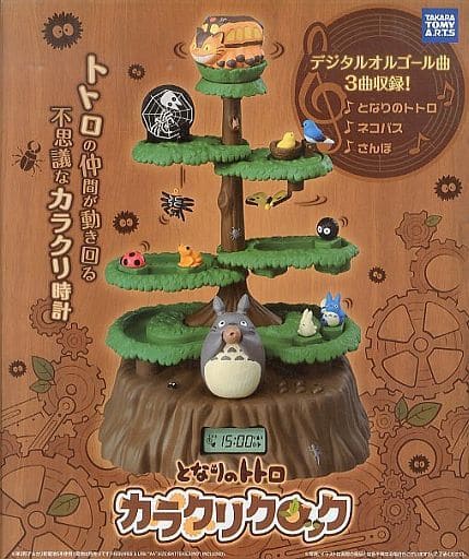 【未使用】希少 となりのトトロ カラクリクロック 置き時計 ジブリ かわいい