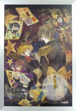 駿河屋 中古 オズ ギルバート パネル時計 Pandorahearts パンドラハーツ アニメイトガールズフェスティバル12グッズ 置き時計 壁掛け時計