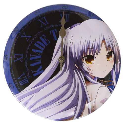 駿河屋 中古 立華奏 かなでティンクロック Angel Beats 置き時計 壁掛け時計