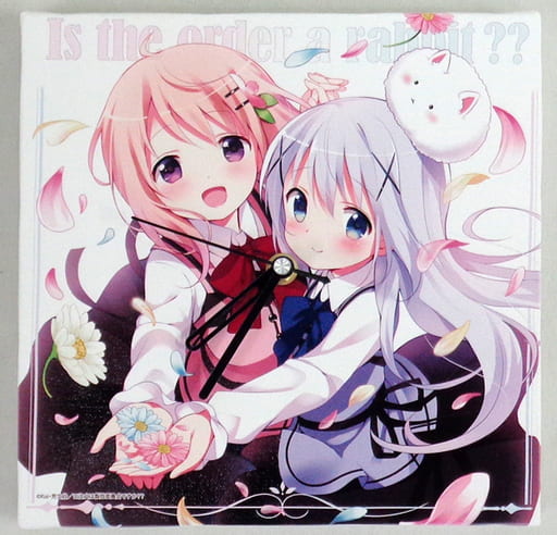 駿河屋 -<中古>ココア&チノ ファブリック時計 「ご注文はうさぎですか
