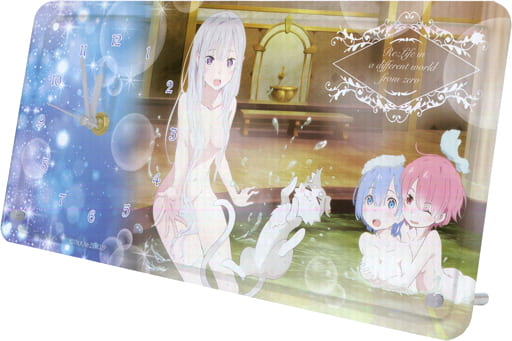 エミリア&レム&ラム ステンレスクロック 「Re:ゼロから始める異世界生活」 エミリア&レム&ラム ステンレスクロック 「Re:ゼロから始める異世界生活」