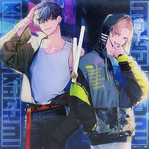 駿河屋 -<中古>鏡キズナ&御堂眞矢 アクリル時計 「彼に依頼してはいけ