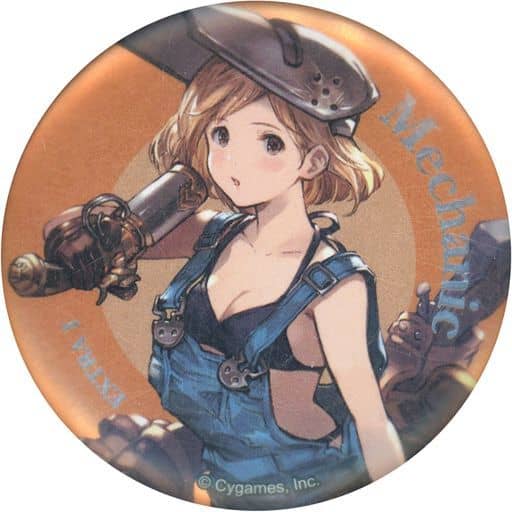 駿河屋 中古 ジータ メカニック Granblue Fantasy グランブルーファンタジー 原作版 キャラバッジコレクション 主人公 女 ジョブクラスex 1 バッジ ピンズ