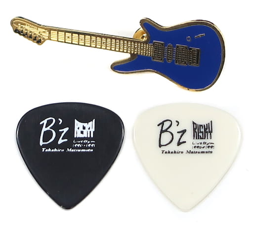 駿河屋 -<中古>松本孝弘 ギターバッジ&ピックセット 「B'z LIVE-GYM