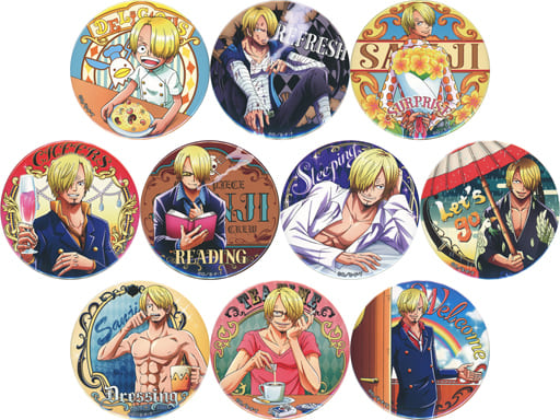 駿河屋 -<中古>全10種セット 「ワンピース 輩~YAKARA~缶バッジSANJI 駿河屋 -<中古>全10種セット 「ワンピース 輩~YAKARA~缶バッジSANJI