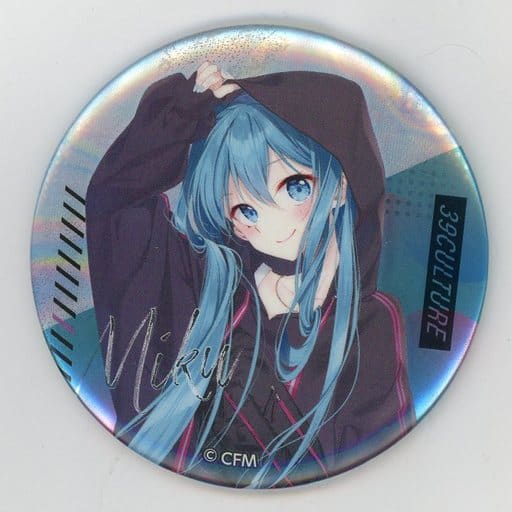 初音ミク(POP) 「COCOLLABO×piapro 39Culture2021 RETRO & POP トレーディング大き目メタリック缶バッジ」 初音ミク(POP) 「COCOLLABO×piapro 39Culture2021 RETRO & POP トレーディング大き目メタリック缶バッジ」