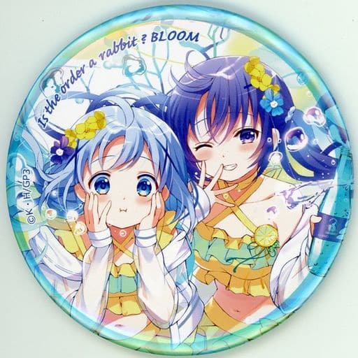 駿河屋 -<中古>[単品] チノ＆リゼ BIG缶バッジ 「ご注文はうさぎですか