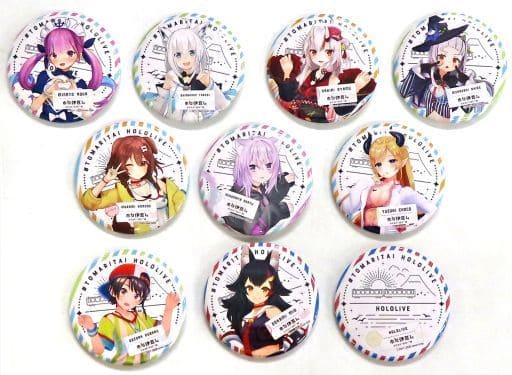 ホロライブ シャイニーウェーブ 缶バッジ 百鬼あやめ+decorstone.md