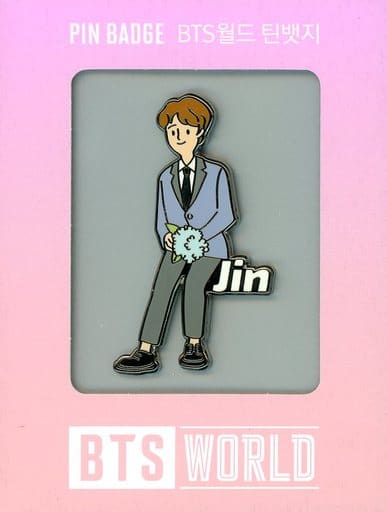 駿河屋 -<中古>ジン(BTS/防弾少年団) ピンバッジ 「BTS WORLD