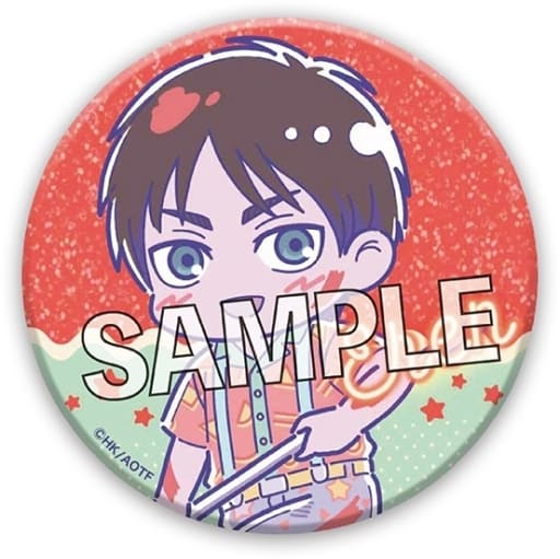 エレン・イェーガー(柄シャツver.) 缶バッジ めろんぽっぷ☆ 「進撃の巨人」 エレン・イェーガー(柄シャツver.) 缶バッジ めろんぽっぷ☆ 「進撃の巨人」