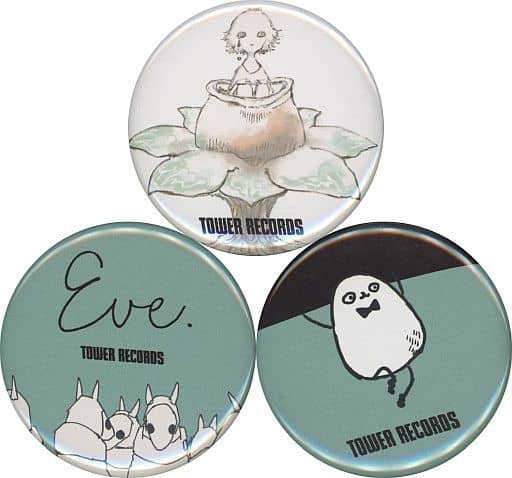 Eve 『おとぎ』缶バッジ(3個セット) 「Eve×TOWER RECORDS」 Eve 『おとぎ』缶バッジ(3個セット) 「Eve×TOWER RECORDS」