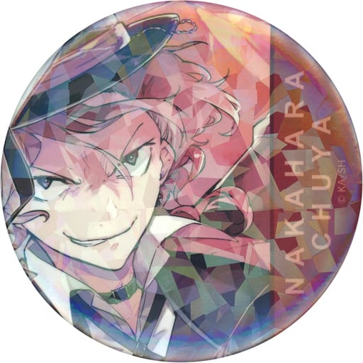 駿河屋 -<中古>中原中也 春河35イラスト ホログラム缶バッジ <結晶