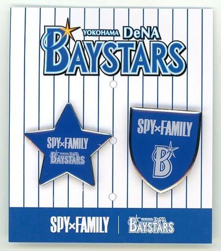 駿河屋 -<中古>ロゴ ピンズ2個セット 「SPY×FAMILY×横浜DeNA