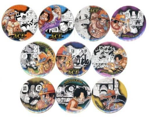 駿河屋 -<中古>全10種セット 「ワンピース コレクション缶バッジ