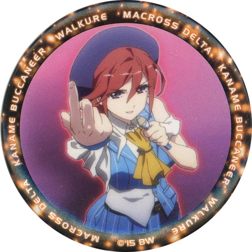 カナメ・バッカニアA 「マクロスΔ キャラバッジコレクション ワルキューレver.」 カナメ・バッカニアA 「マクロスΔ キャラバッジコレクション ワルキューレver.」
