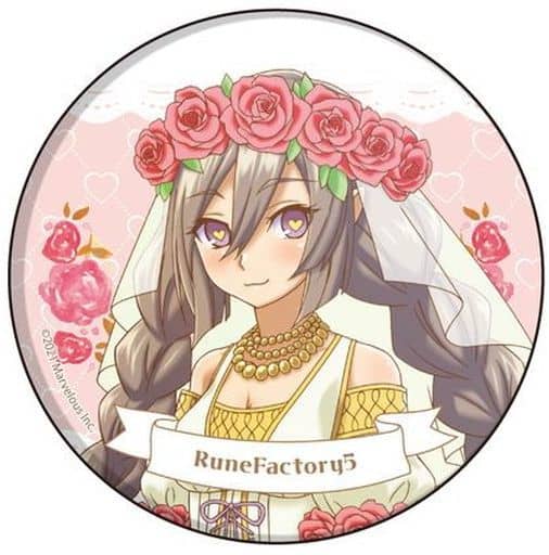 ルドミラ 「ルーンファクトリー5 缶バッジ 07.女性キャラ 結婚衣装ver」 ルドミラ 「ルーンファクトリー5 缶バッジ 07.女性キャラ 結婚衣装ver」