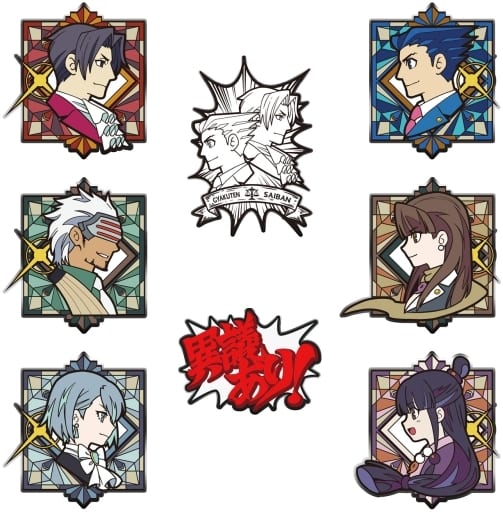 集合 ピンバッジ8個セット 「逆転裁判シリーズ」 集合 ピンバッジ8個セット 「逆転裁判シリーズ」