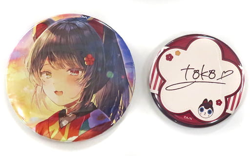 駿河屋 -<中古>戌亥とこ 缶バッジ(2種セット) 「バーチャルYouTuber に