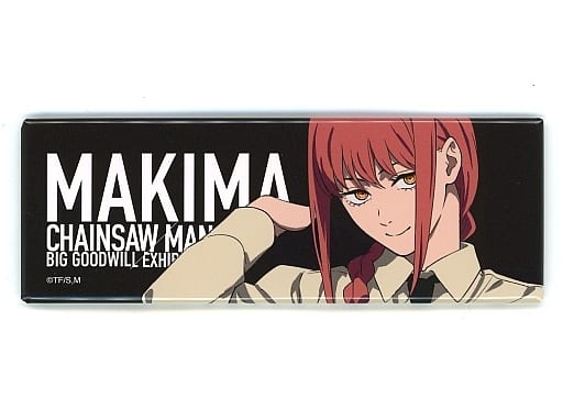 マキマ(背景黒) 「チェンソーマン 大交流展 in baseyard tokyo トレーディングスクエアロングカンバッジ(大交流展イラスト)」 マキマ(背景黒) 「チェンソーマン 大交流展 in baseyard tokyo トレーディングスクエアロングカンバッジ(大交流展イラスト)」