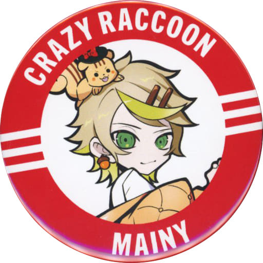 駿河屋 -<中古>Mainy(Crazy Raccoon) 缶バッジ 「MEMBER CAN BADGES