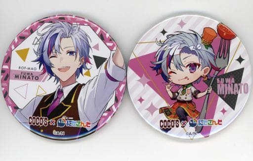 駿河屋 -<中古>不破湊 ビッグ缶バッジ2個セット 「ココス×バーチャル