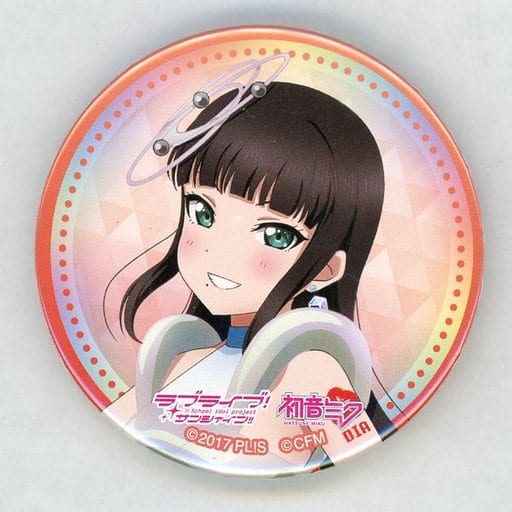 Aqours 黒澤ダイヤ缶バッジ、ラバストガチャグッズまとめ売り