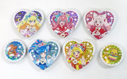 集合 ホログラム缶バッジセット(7個セット) 「デリシャスパーティプリキュア」 アニメージュ2023年1月号増刊号 応募者全員サービス品 集合 ホログラム缶バッジセット(7個セット) 「デリシャスパーティプリキュア」 アニメージュ2023年1月号増刊号 応募者全員サービス品