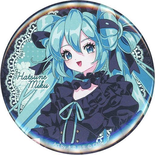 駿河屋 -<中古>初音ミク/上半身 缶バッジ 「初音ミク＆ピアプロ