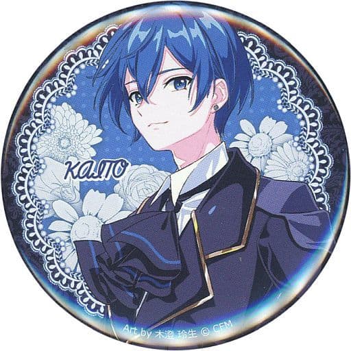 駿河屋 -<中古>KAITO/上半身 缶バッジ 「初音ミク＆ピアプロ