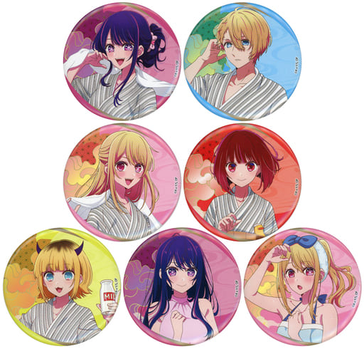 ノーマル7種セット 「推しの子×極楽湯・RAKU SPA 極楽推しの湯巡りトレーディング缶バッジ お風呂ver.(ランダムホロ入り)」 ノーマル7種セット 「推しの子×極楽湯・RAKU SPA 極楽推しの湯巡りトレーディング缶バッジ お風呂ver.(ランダムホロ入り)」