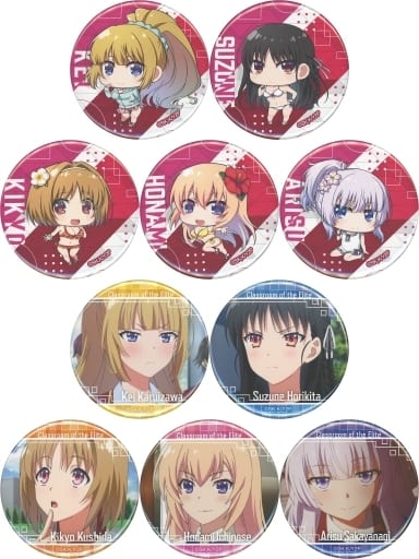 駿河屋 -<中古>全10種セット 缶バッジ 「くじメイト×どこプラ ようこそ