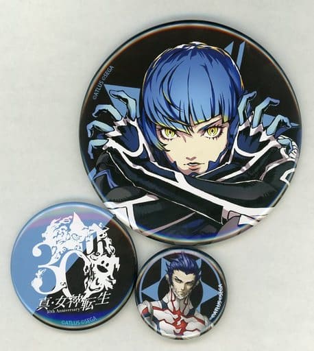 真・女神転生V 缶バッジ3個セット 「真・女神転生 30周年感謝祭 イベントくじ」 F賞 真・女神転生V 缶バッジ3個セット 「真・女神転生 30周年感謝祭 イベントくじ」 F賞