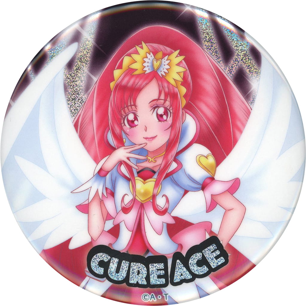 バッジ・ピンズ キュアエース 「全プリキュア 20th Anniversary LIVE! ホログラム缶バッジ2012~2014」