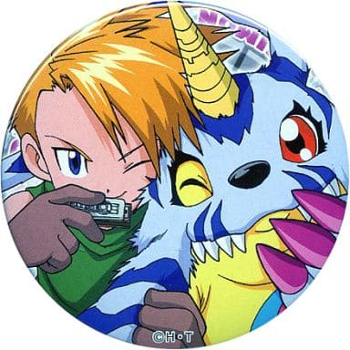 駿河屋 中古 石田ヤマト ガブモン ドでか缶バッジ デジモンアドベンチャー 15th Anniversary Event 0801 In お台場 今 冒険が進化する バッジ ピンズ