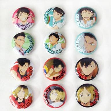 駿河屋 -<中古>全12種セット 「ハイキュー!! キャラバッジコレクション