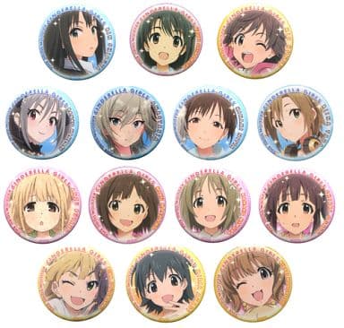 駿河屋 新品 中古 全14種セット 缶バッジ アイドルマスター シンデレラガールズ バッジ ピンズ