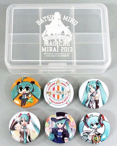 マジカルミライ2013 缶バッジ　　２点未使用です初期傷等あります