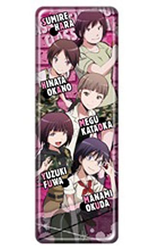 駿河屋 中古 奥田愛美 不破優月 片岡メグ 岡野ひなた 原寿美鈴 暗殺教室 ロングカンバッジコレクション2 バッジ ピンズ