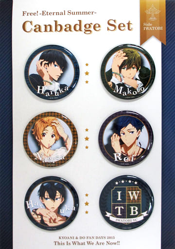 駿河屋 -<中古>岩鳶 缶バッジセット(6個) 「Free! -Eternal Summer