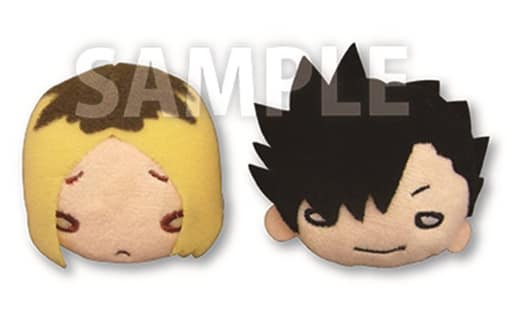 孤爪研磨&黒尾鉄朗 にとたん ぬいぐるみバッジセット 「ハイキュー!!」 孤爪研磨&黒尾鉄朗 にとたん ぬいぐるみバッジセット 「ハイキュー!!」