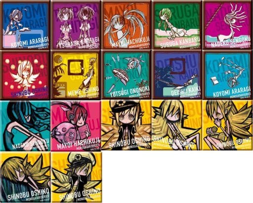 全16種セット+BOX購入特典 「<物語>シリーズ トレーディングスクエア缶バッジコレクション2」 全16種セット+BOX購入特典 「<物語>シリーズ トレーディングスクエア缶バッジコレクション2」