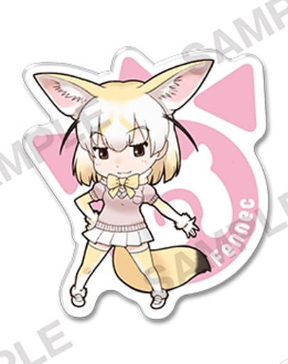 駿河屋 中古 フェネック けものフレンズ クリアクリップバッジ バッジ ピンズ