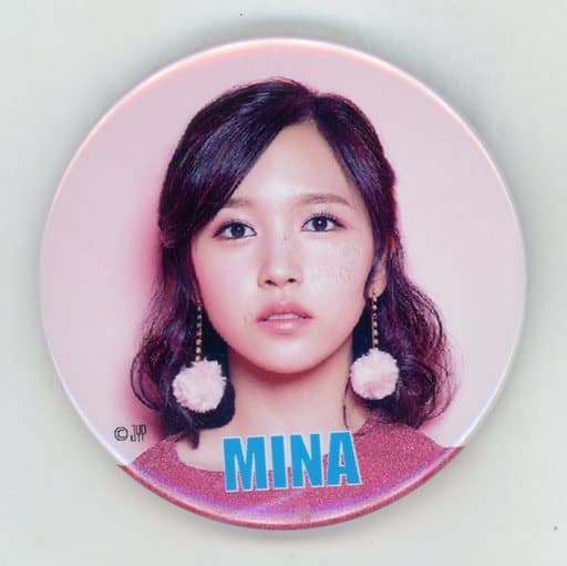 駿河屋 -<中古>ミナ(背景:ピンク) ランダム缶バッジ 「#TWICE POP UP