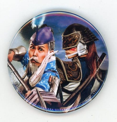 【シークレット5】寺山武志(北条氏政)&末野卓磨(風魔小太郎) 缶バッジ 「斬劇『戦国BASARA』小田原征伐」