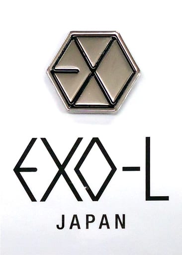 駿河屋 中古 Exo ピンバッジ オフィシャルファンクラブ Exo L Japan 発足2周年記念限定シャツ先行購入特典 バッジ ピンズ