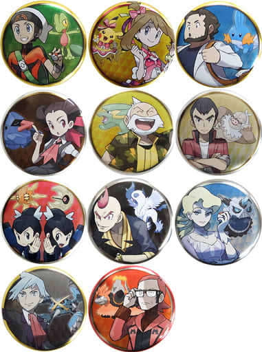 駿河屋 中古 全11種セット ポケットモンスター 缶バッジコレクション ホウエン編a ポケモンセンター限定 バッジ ピンズ